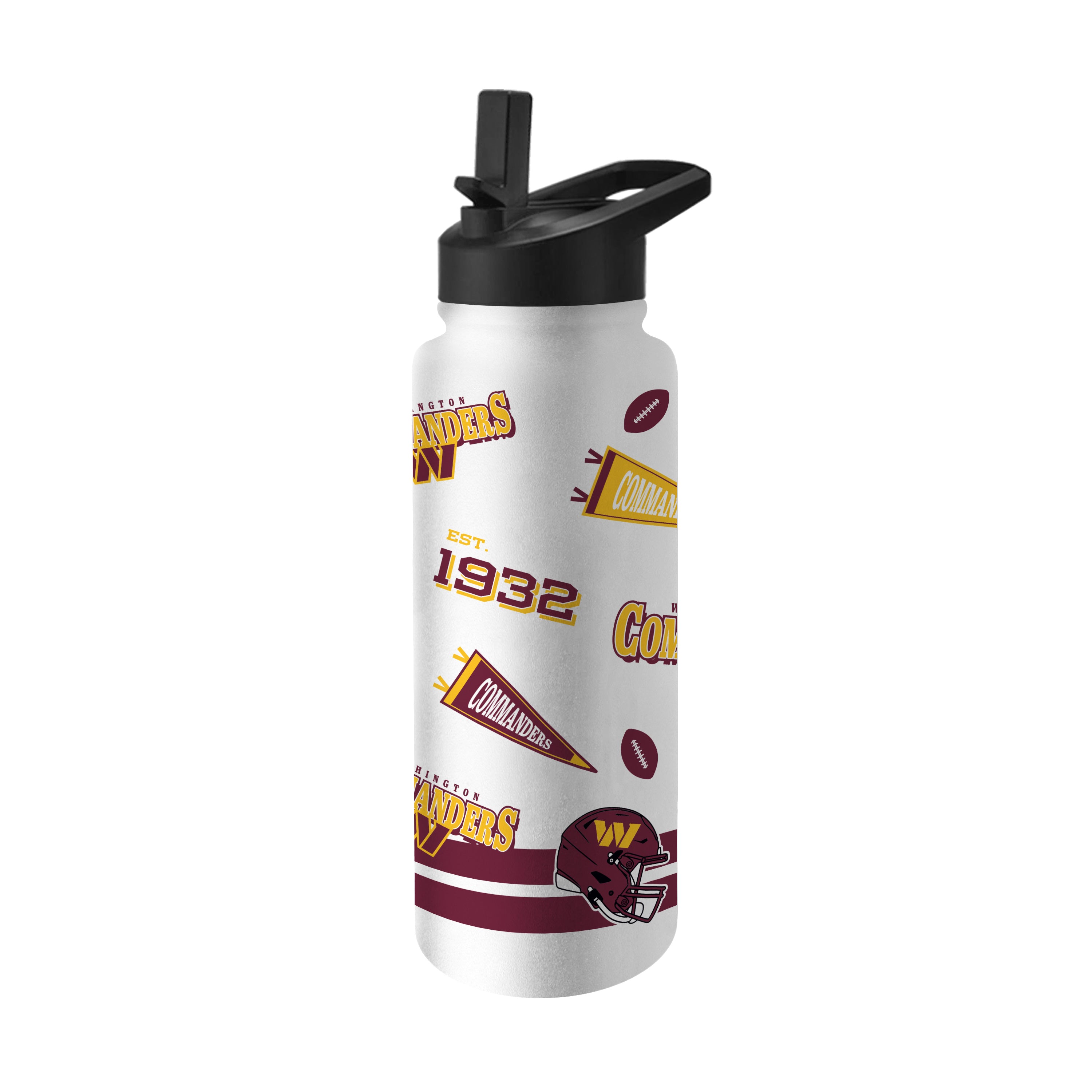 Washington Commanders 34oz Native Quencher Bottle | Logo Brands