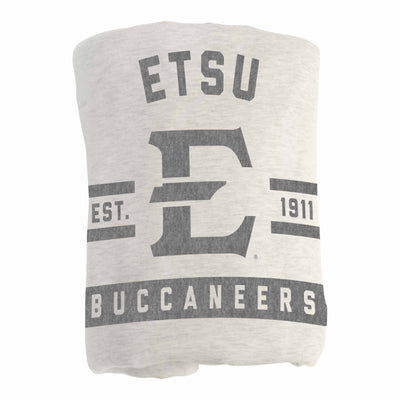 East TN State Oatmeal Sweatshirt Blanket - Logo Brands