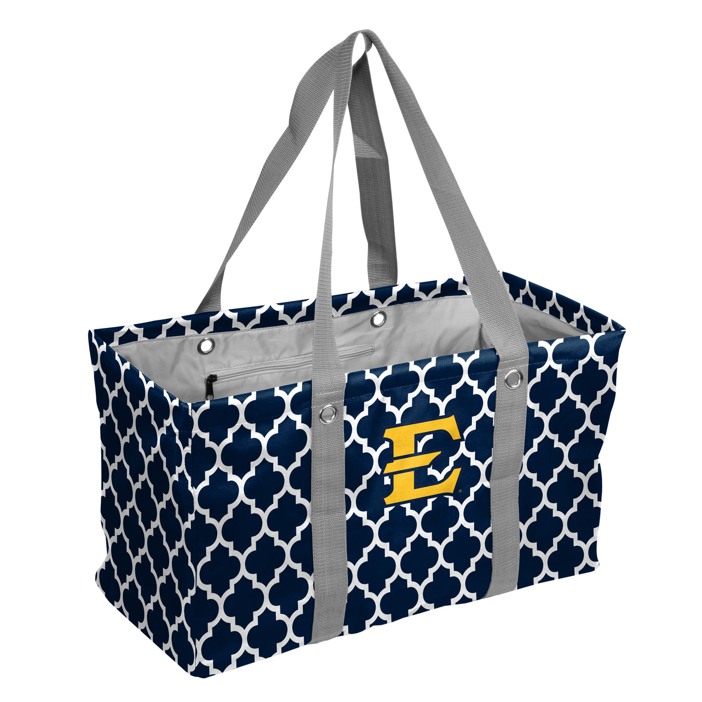 East TN State U Quatrefoil Picnic Caddy