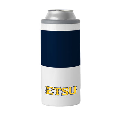 East TN State U 12oz Colorblock Slim Can Coolie