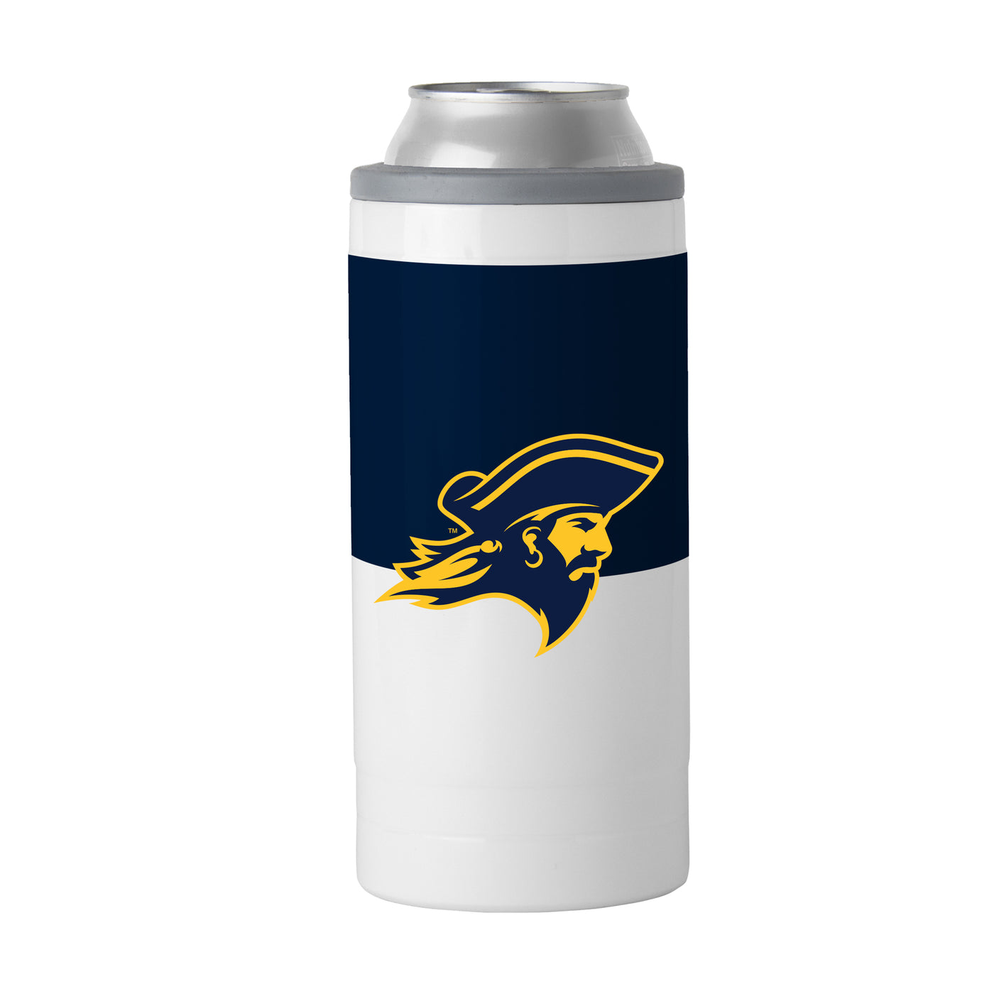 East TN State U 12oz Colorblock Slim Can Coolie