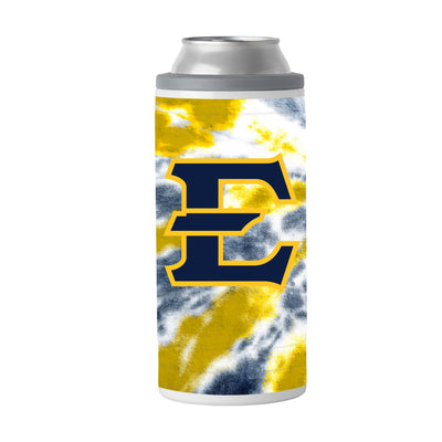 East TN State 12oz Tie Dye Slim Can Coolie