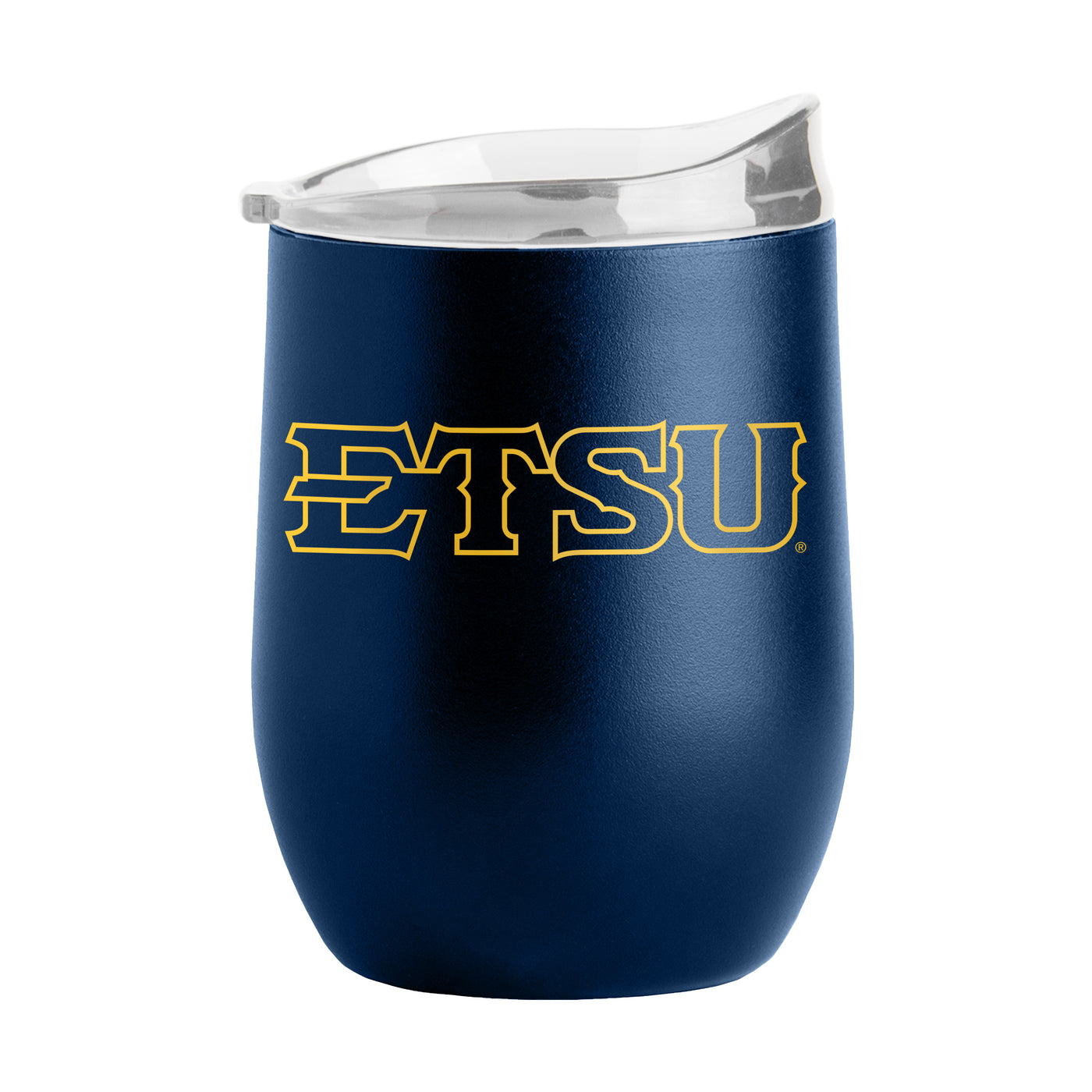 East TN State  16oz Flipside Powder Coat Curved Bev