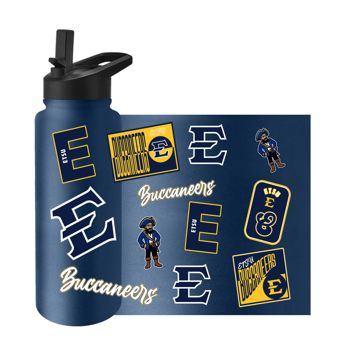 East TN State 34oz Dreamweave Quencher Bottle