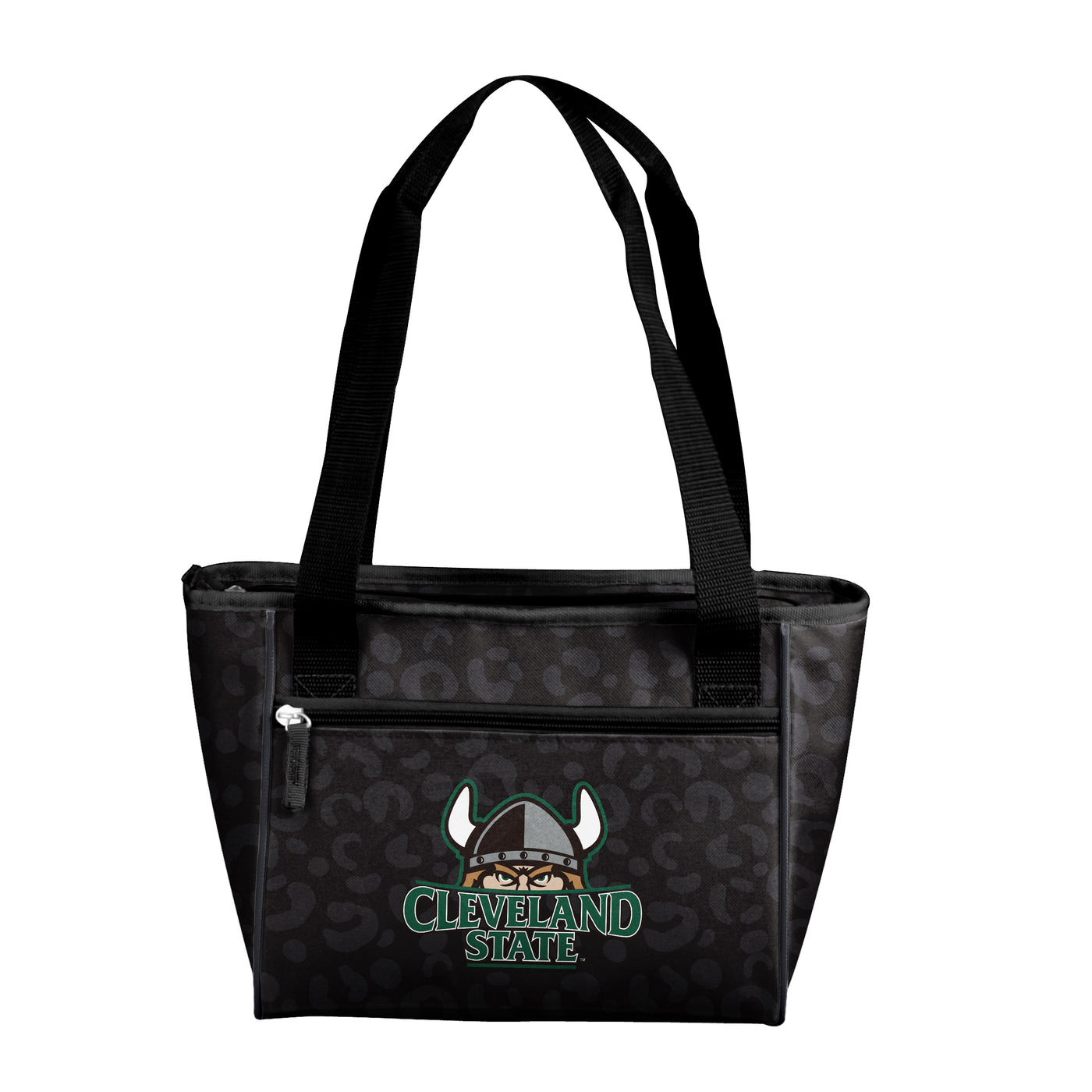 Cleveland State Leopard Print 16 Can Cooler Tote