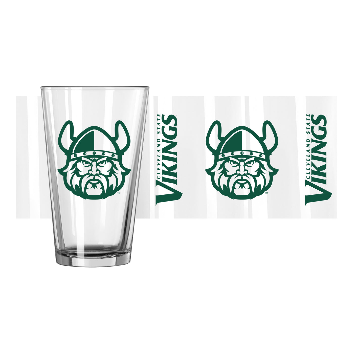 Cleveland State 16oz Gameday Pint Glass - Logo Brands
