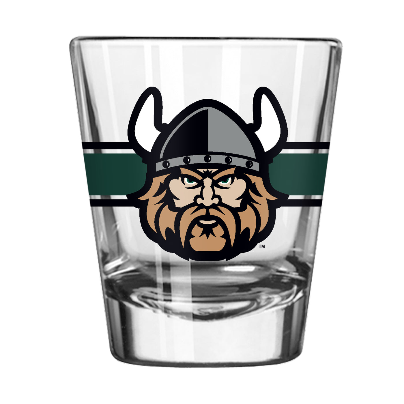 Cleveland State 2oz Stripe Shot Glass