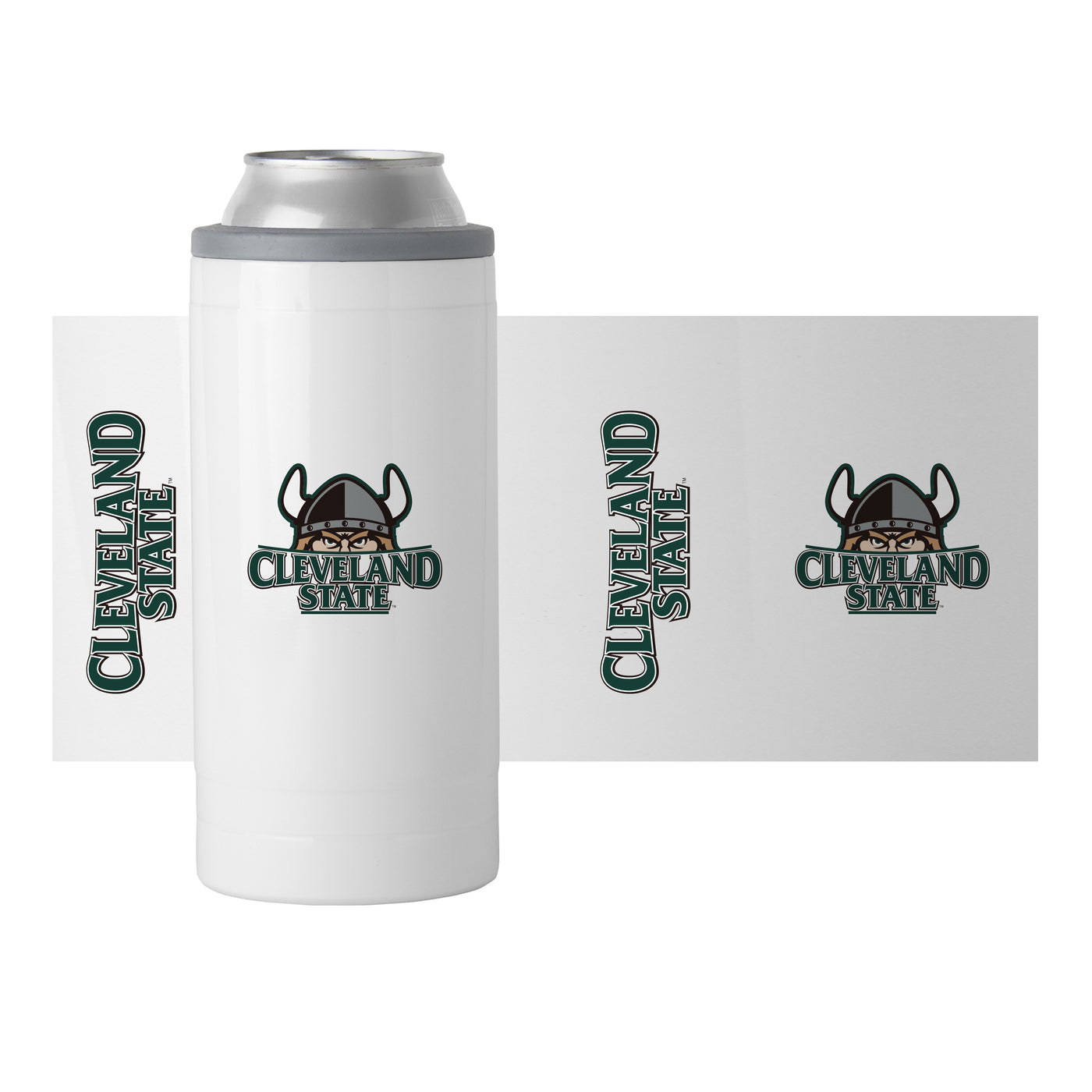 Cleveland State 12oz Gameday Slim Can Coolie