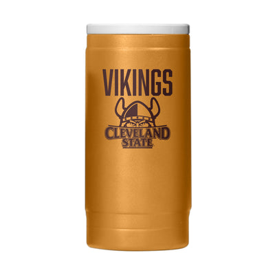 Cleveland State 12oz Oak Huddle Powdercoat SlimCan Coolie