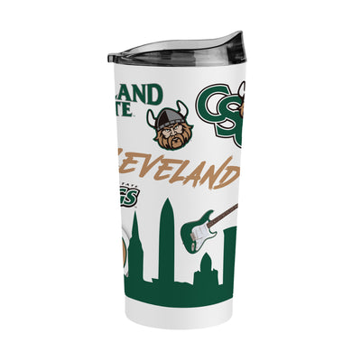 Cleveland State 20oz Native Powder Coat Tumbler - Logo Brands