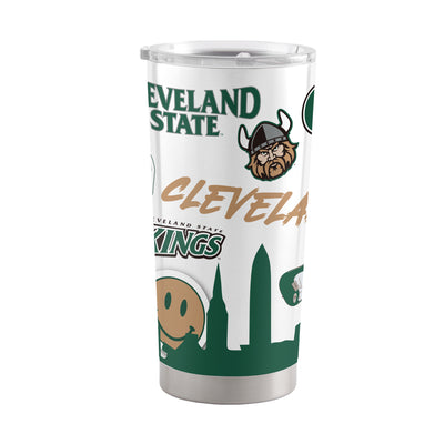 Cleveland State 20oz Native Stainless Tumbler