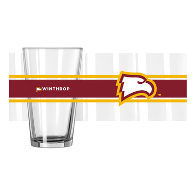 Winthrop 16oz Stripe Pint Glass