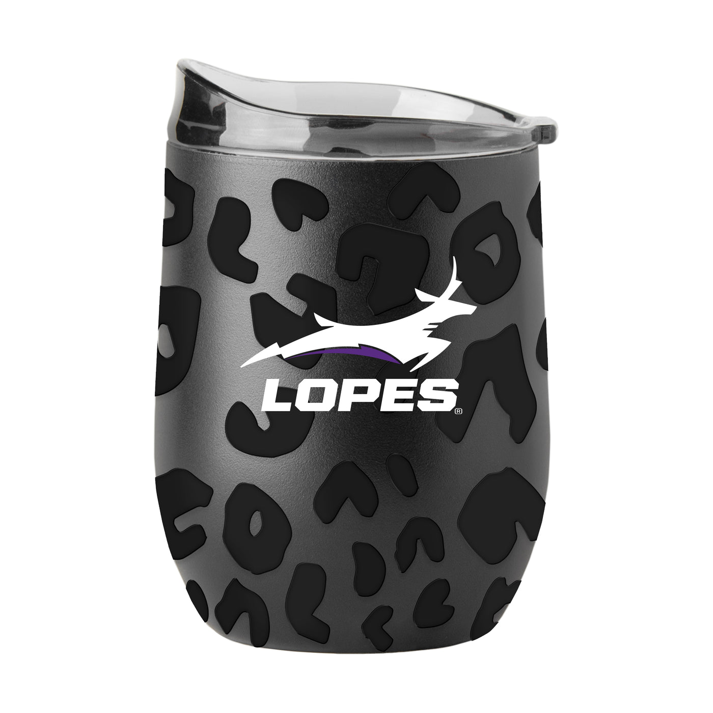 Grand Canyon Leopard 16oz Black Powdercoat Curved Beverage