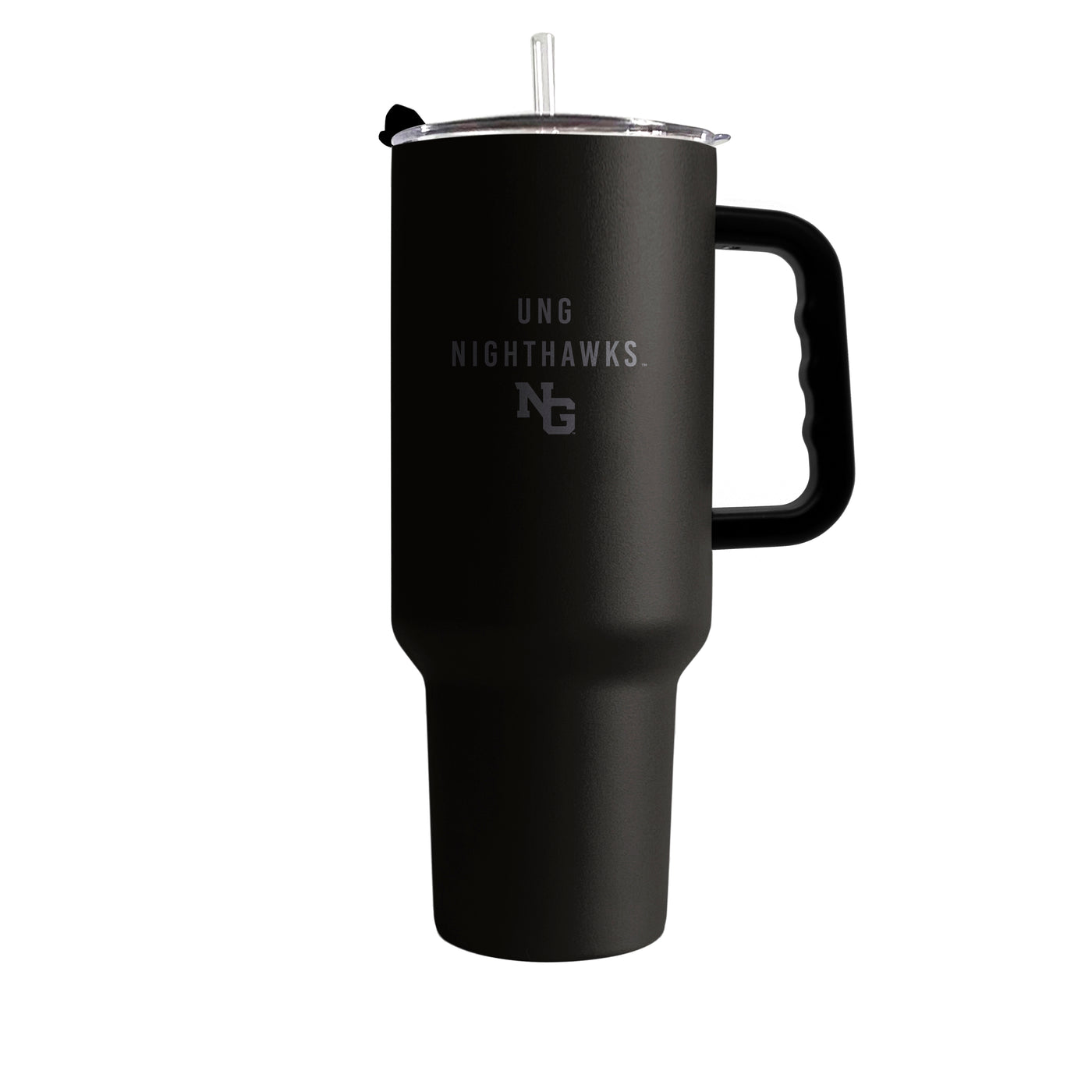 North Georgia 40oz Black Tonal Powder Coat Tumbler