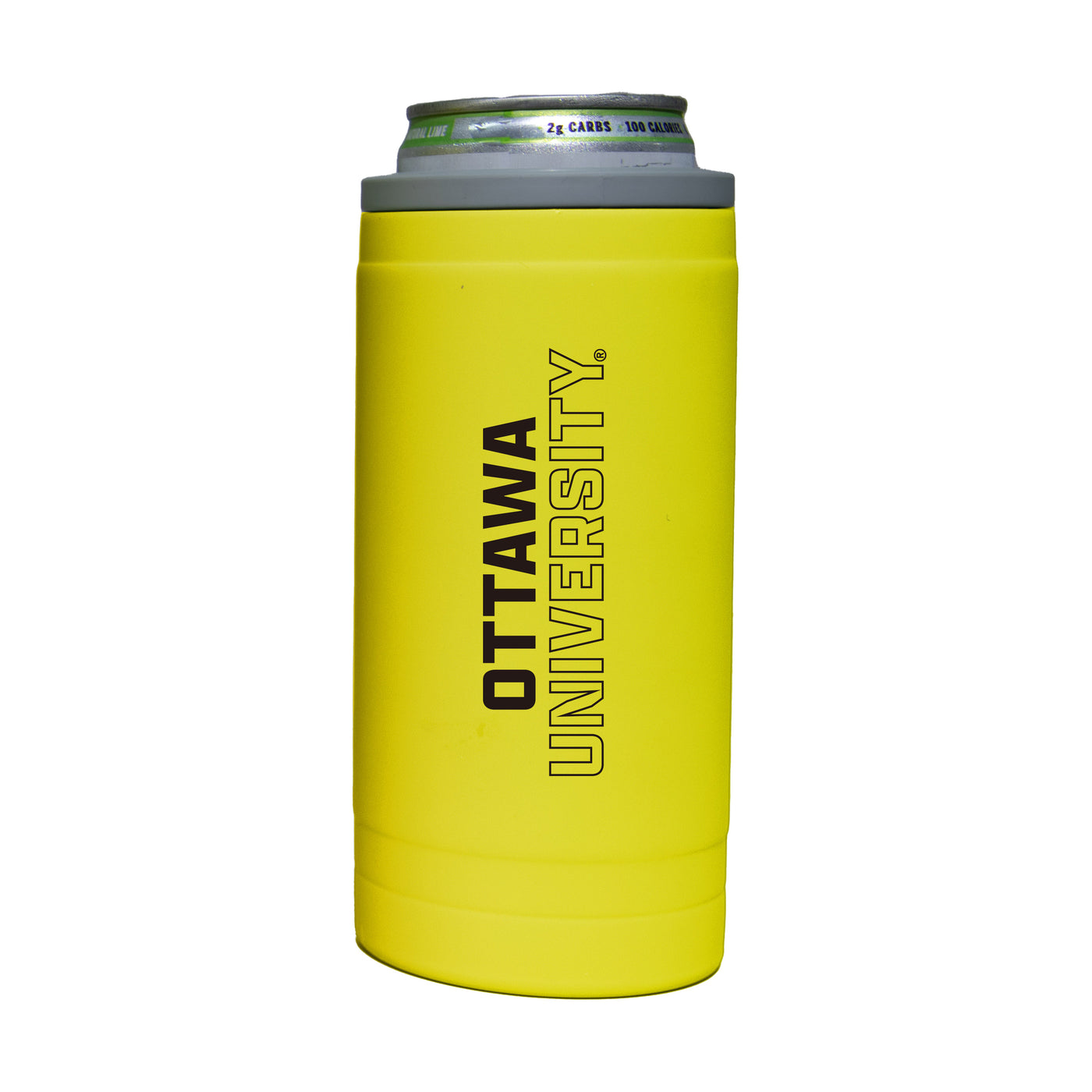 Ottawa 12oz Cru Stacked Soft Touch Slim Coolie