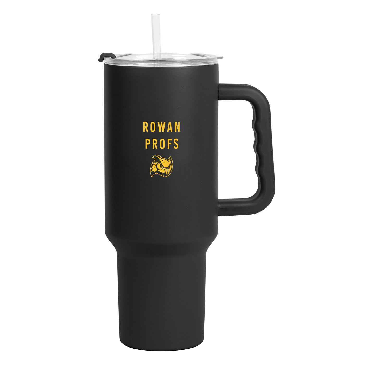 Rowan University 40oz Black Tonal Powder Coat Tumbler