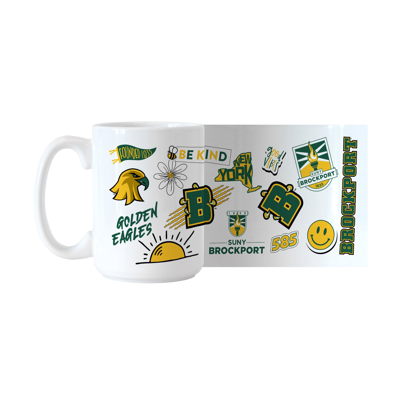 Brockport 15oz Native Sublimated Mug