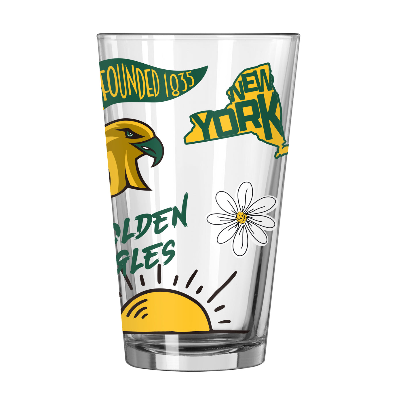 Brockport 16oz Native Pint Glass