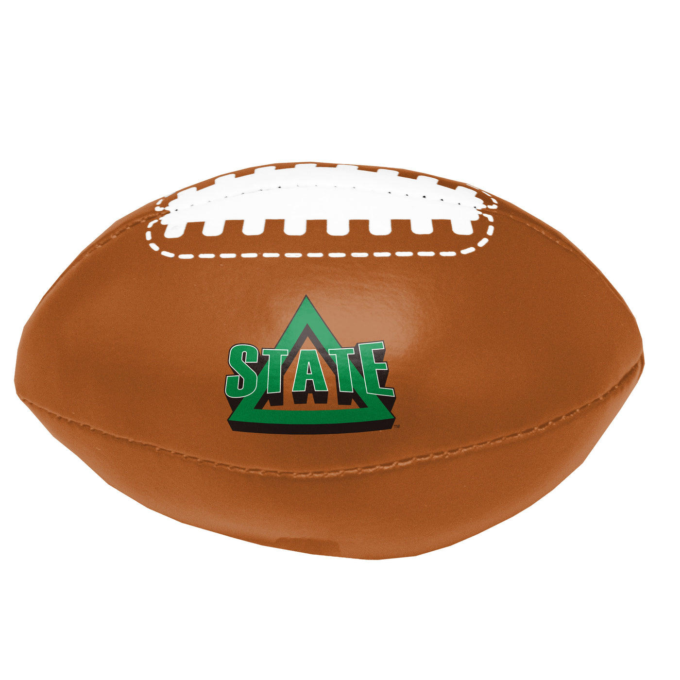 Delta State Composite Brown Micro Soft Football
