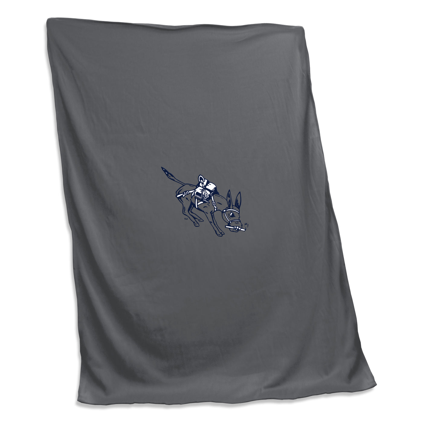 Colorado School of Mines Charcoal Sweatshirt Blanket (Screened)