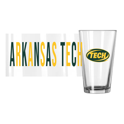 Arkansas Tech 16oz Overtime Pint Glass - Logo Brands