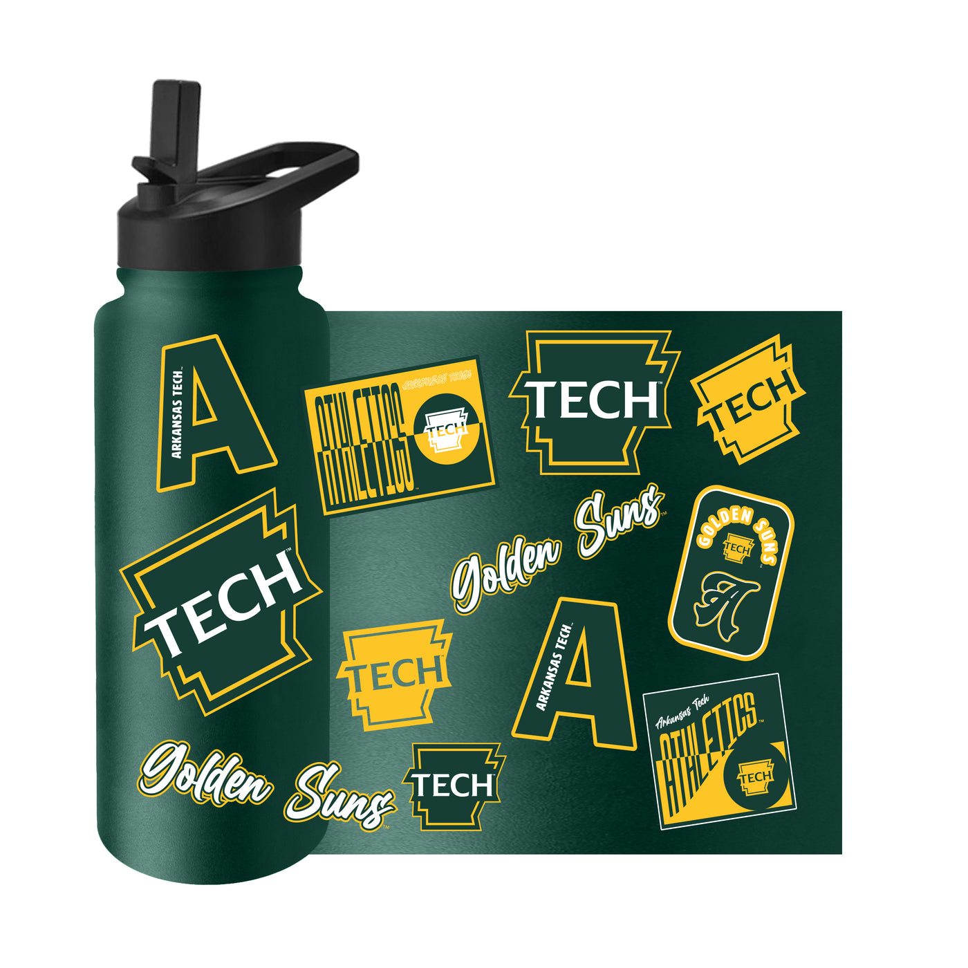 Arkansas Tech 34oz Dreamweave Quencher Bottle