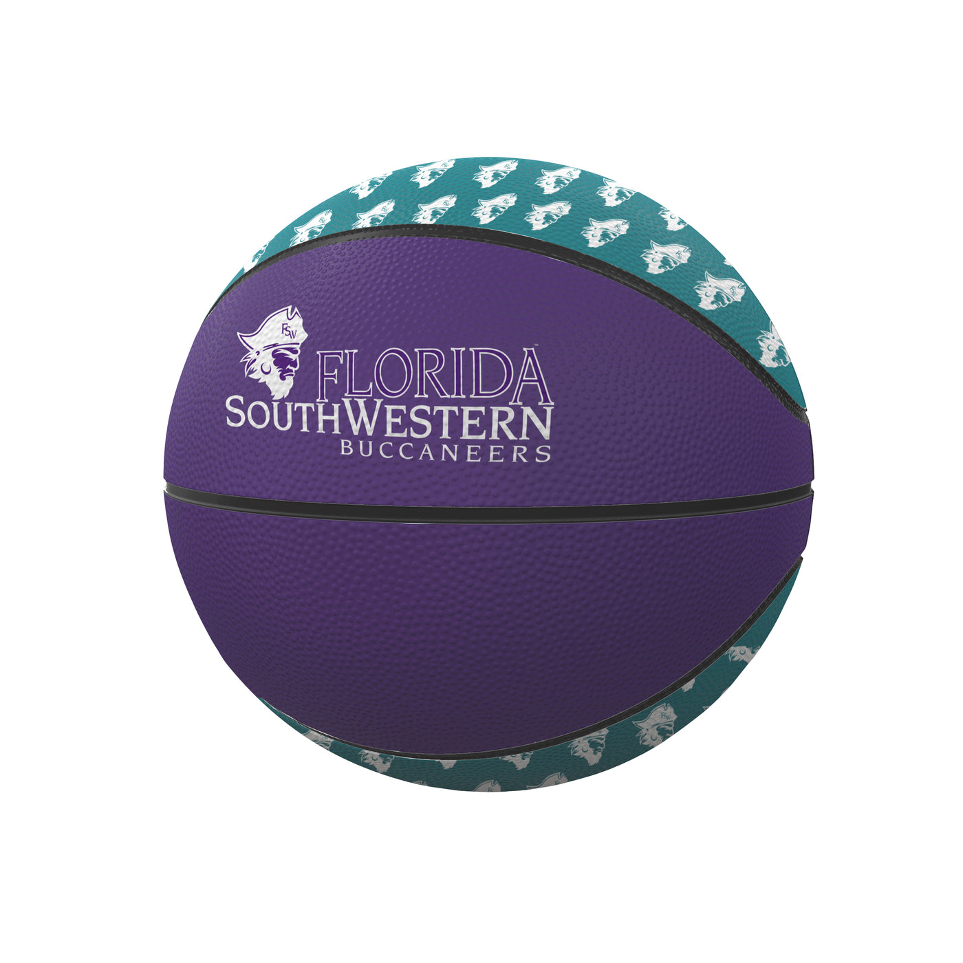 Florida Southwestern State Mini Size Rubber Basketball