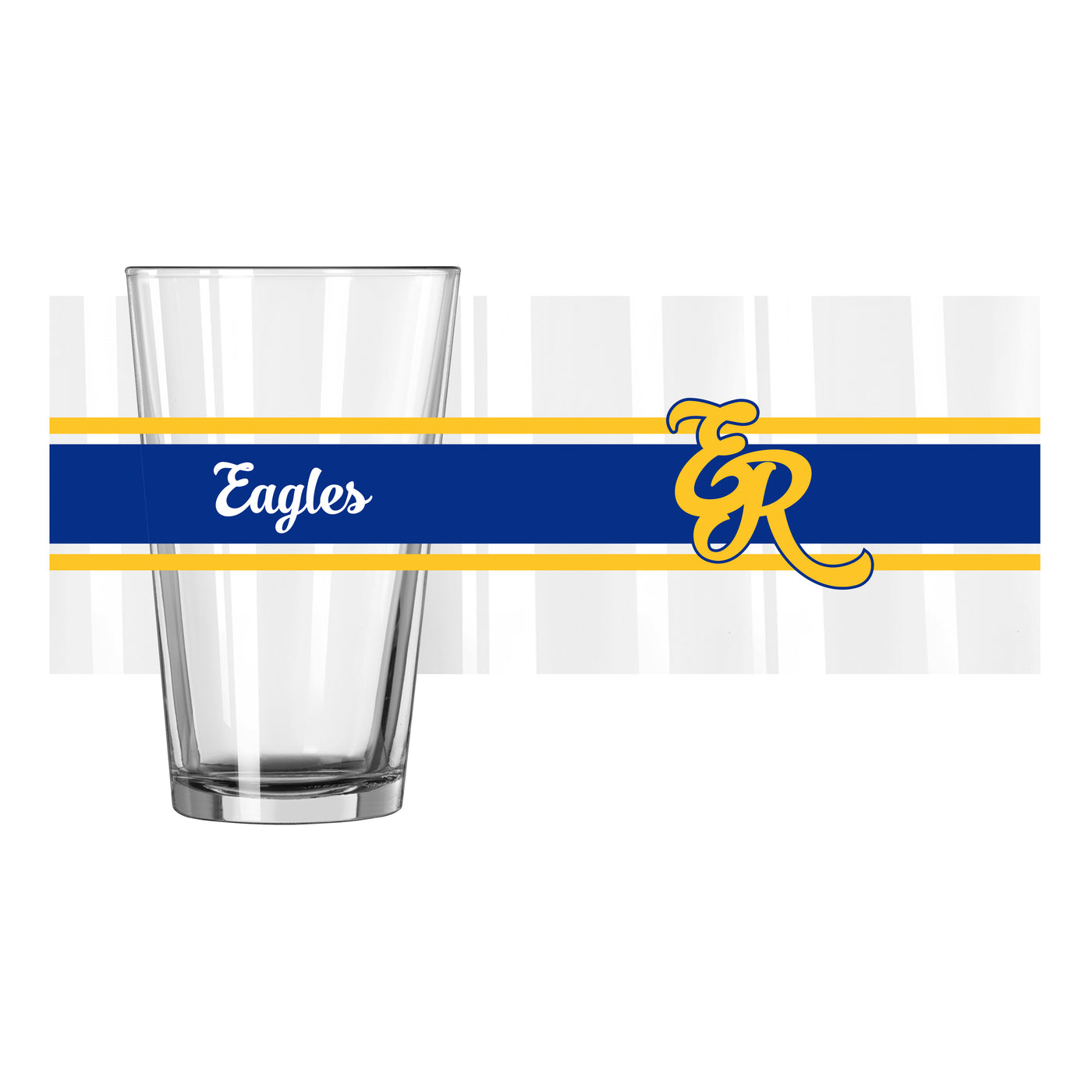 Embry Riddle Prescott 16oz Stripe Pint Glass