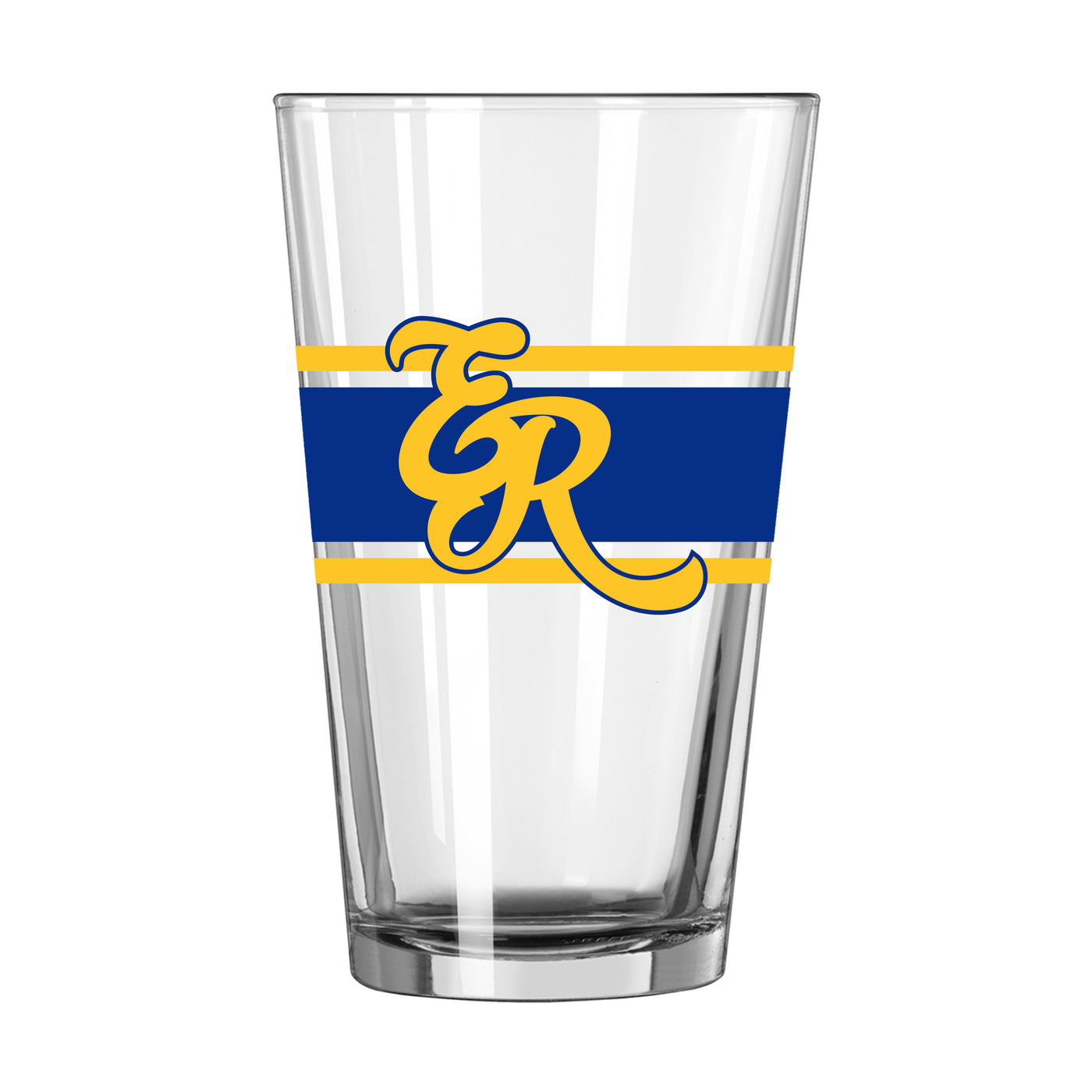 Embry Riddle Prescott 16oz Stripe Pint Glass - Logo Brands