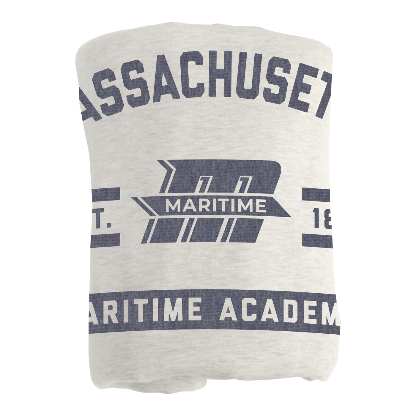 Mass Maritime Academy Sublimated Sweatshirt Blanket