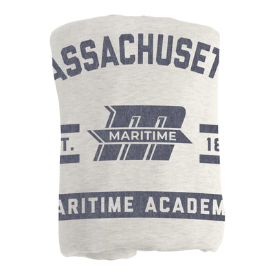 Mass Maritime Academy Sublimated Sweatshirt Blanket