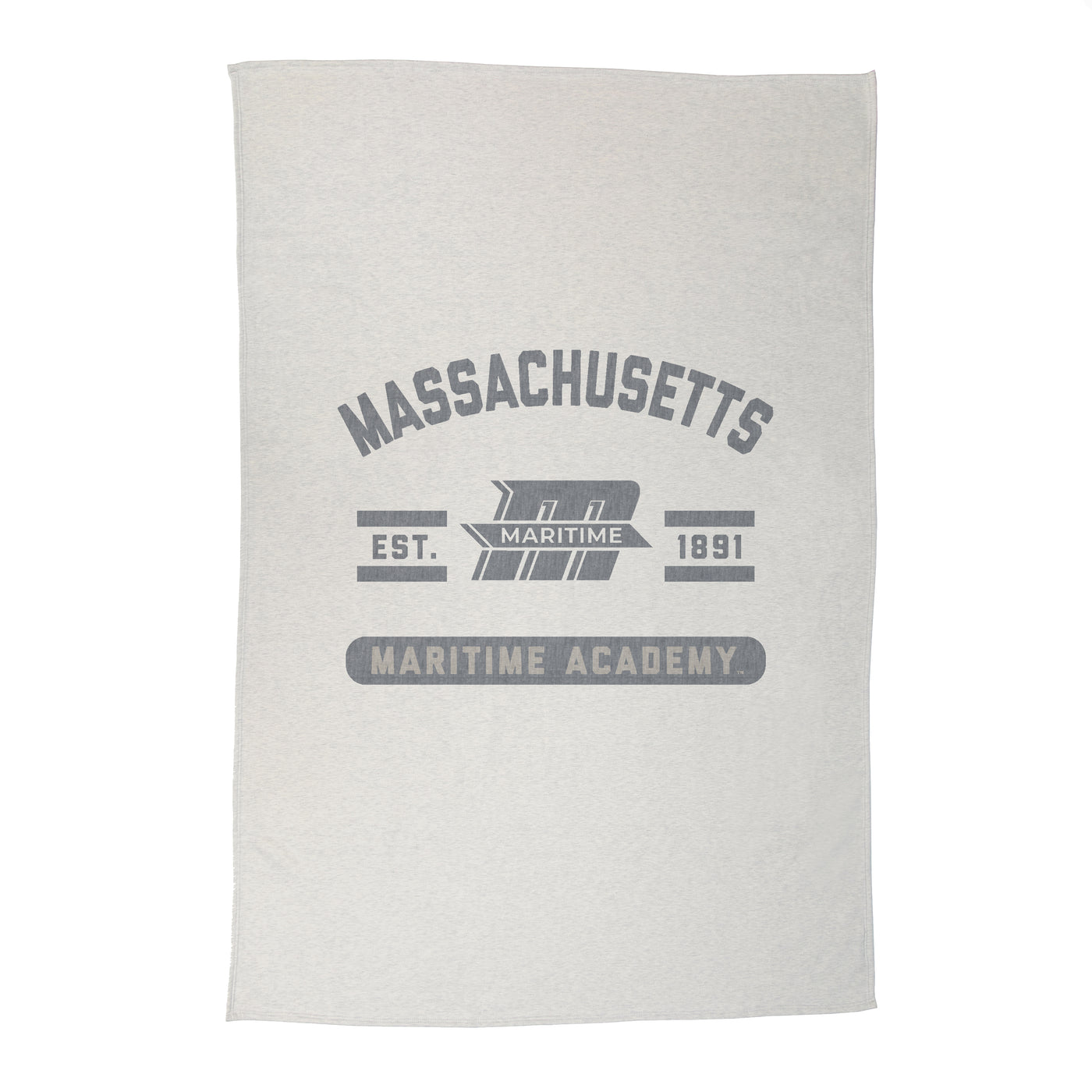 Mass Maritime Academy Sublimated Sweatshirt Blanket