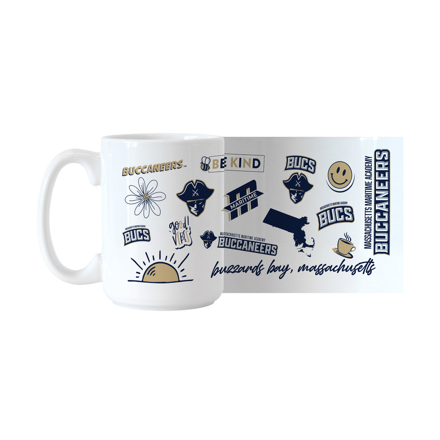 Mass Maritime Academy 15oz Native Sublimated Mug