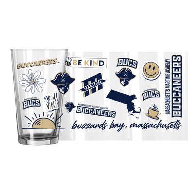 Mass Maritime Academy 16oz Native Pint Glass