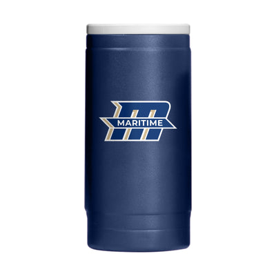 Mass Maritime Academy 12oz Logo Powdercoat SlimCan Coolie