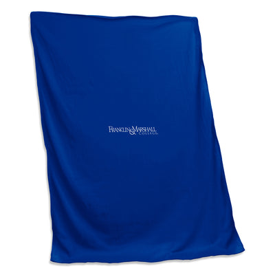 Franklin & Marshall College Royal Screened Sweatshirt Blanket - Logo Brands