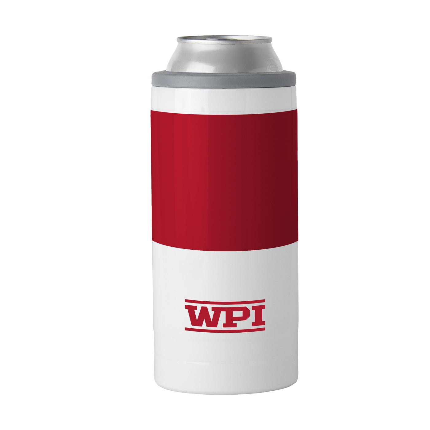 Worcester Polytech 12oz Colorblock Slim Can Coolie