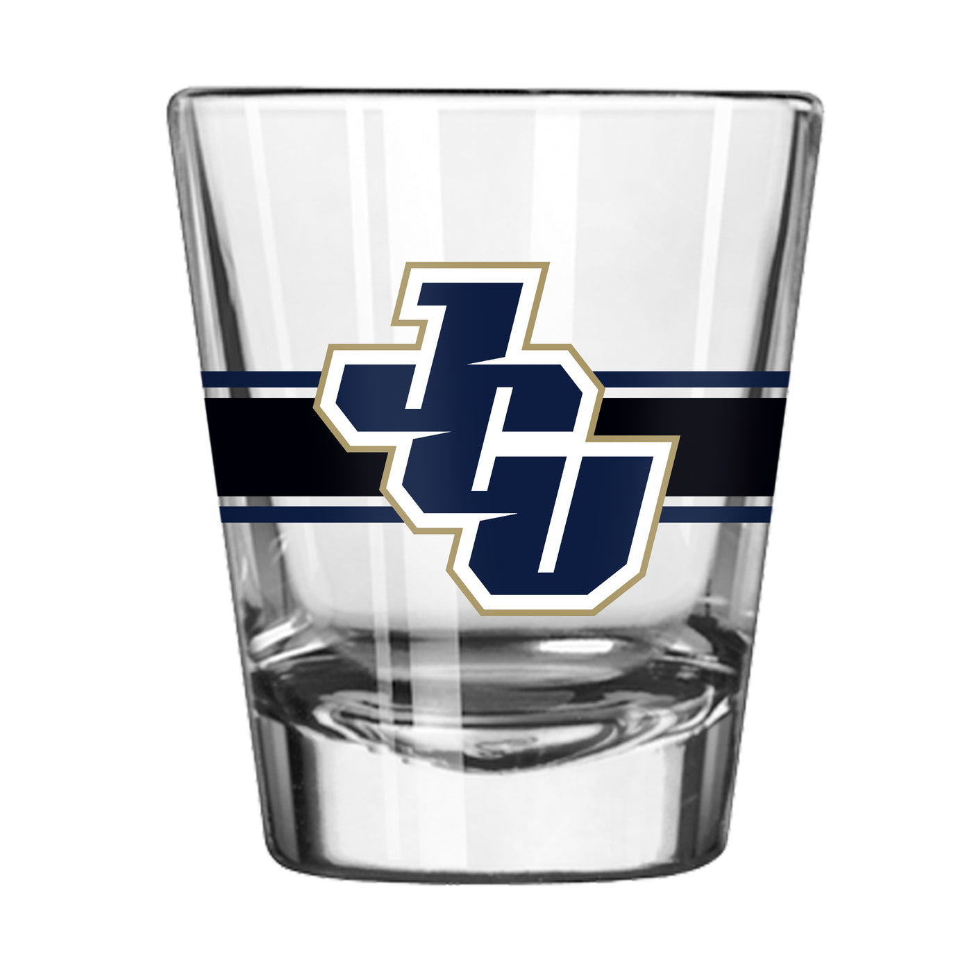 John Carrol Univ 2oz Stripe Shot Glass