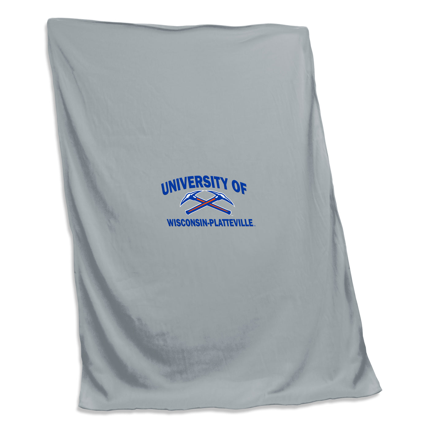 Wisconsin - Platteville Screened Sweatshirt Blanket