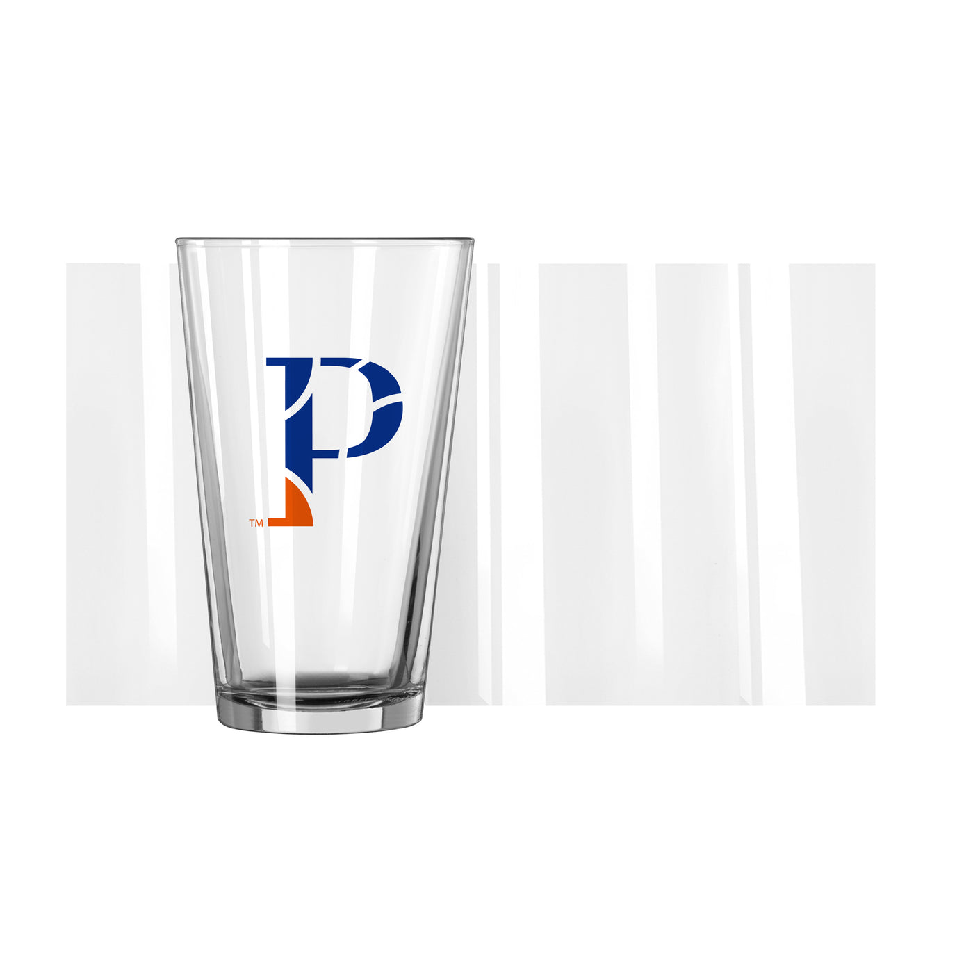 Wisconsin Platteville 16oz Logo Pint Glass