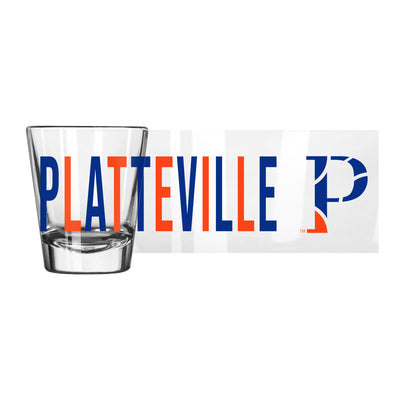 Wisconsin Platteville 2oz Overtime Shot Glass