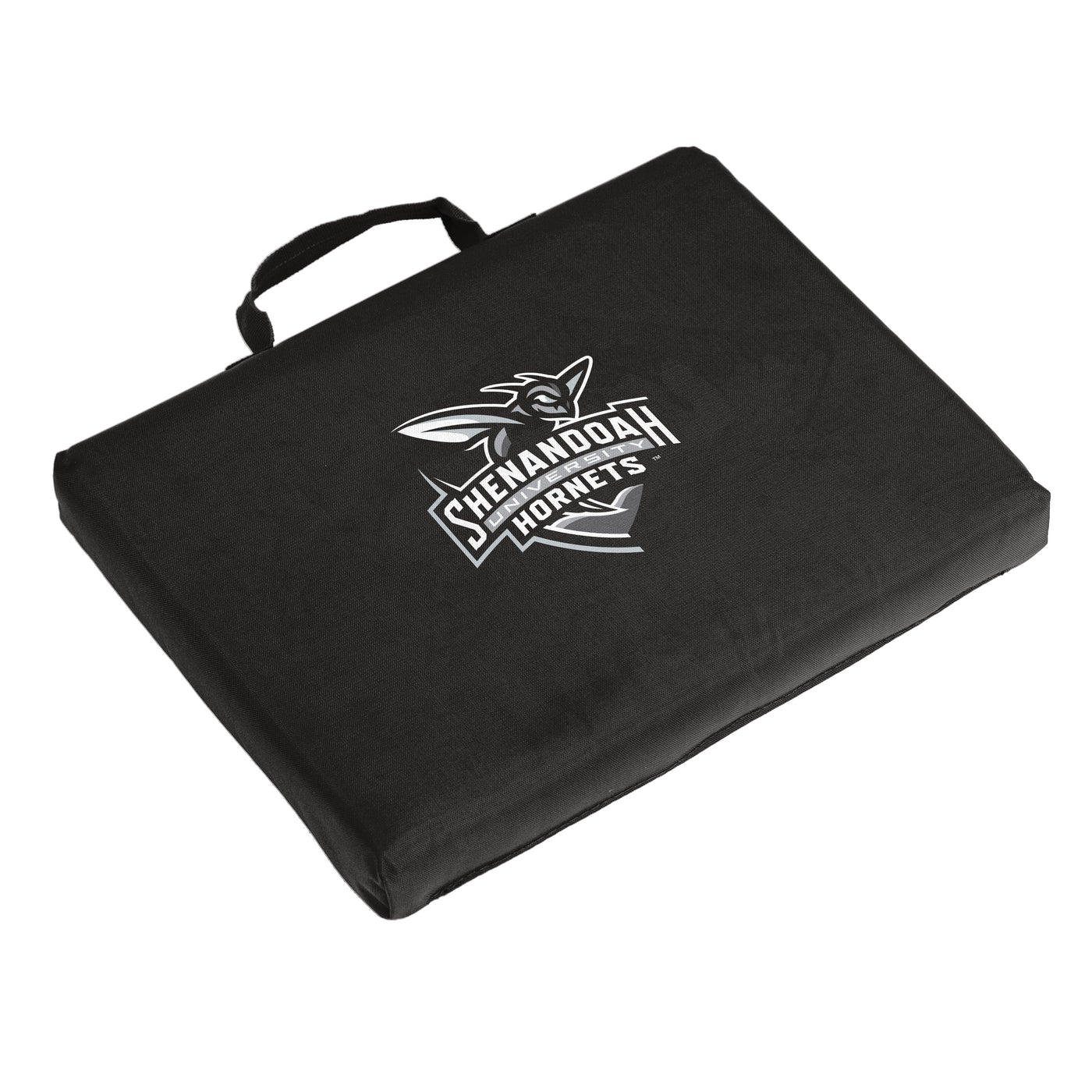 Shenandoah U Black Bleacher Cushion f/ Primary Logo