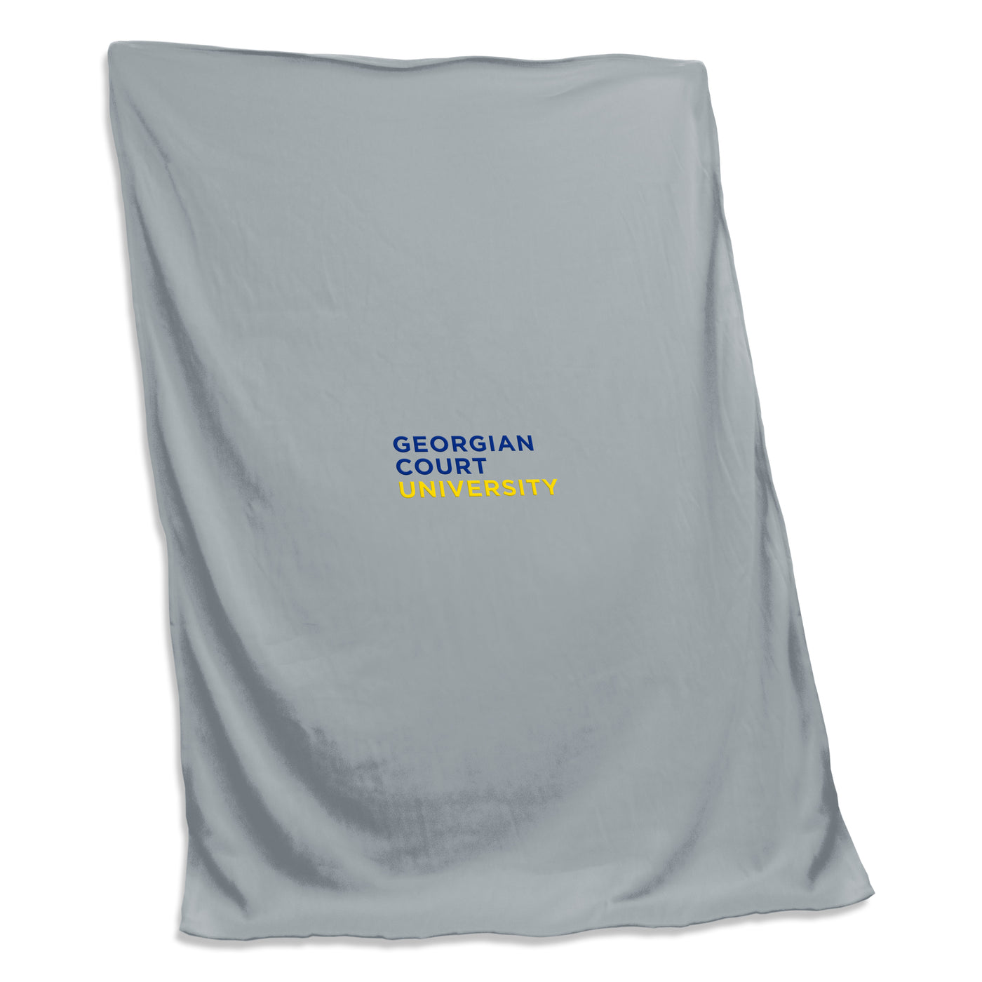 Georgian Court U Gray Screened Sweatshirt Blanket
