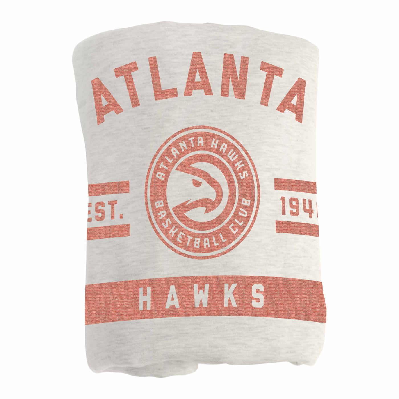 Atlanta Hawks Oatmeal Sweatshirt Blanket