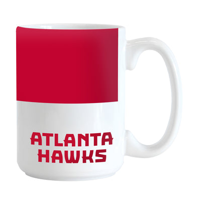 Atlanta Hawks Color Block 15 oz Sublimated Mug