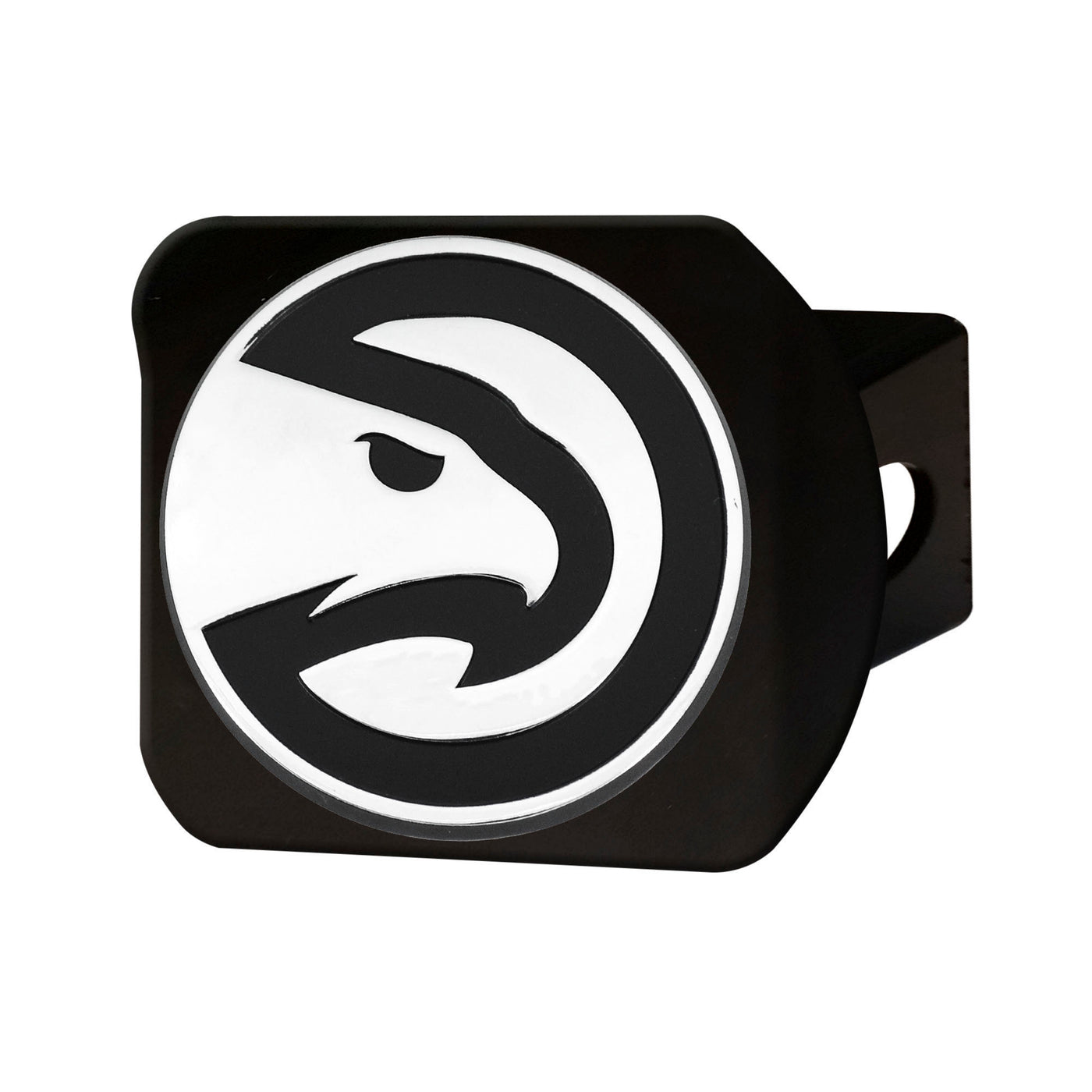 NBA - Atlanta Hawks Chrome on Black Hitch Cover