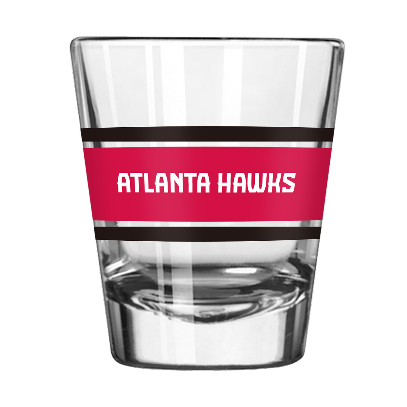 Atlanta Hawks 2oz Stripe Shot Glass