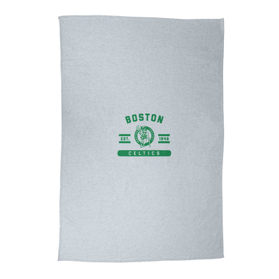 Boston Celtics Athletic Gray Sublimated Sweatshirt Blanket