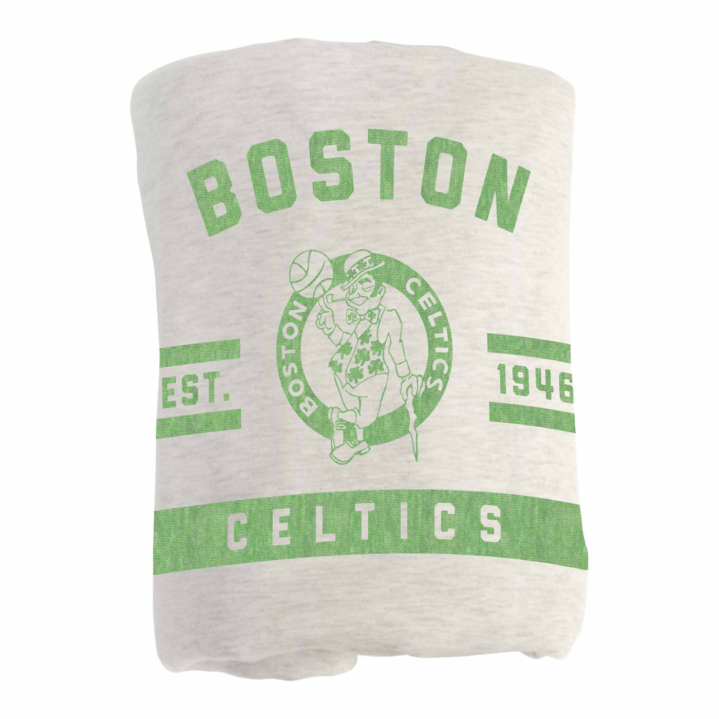 Boston Celtics Oatmeal Sweatshirt Blanket