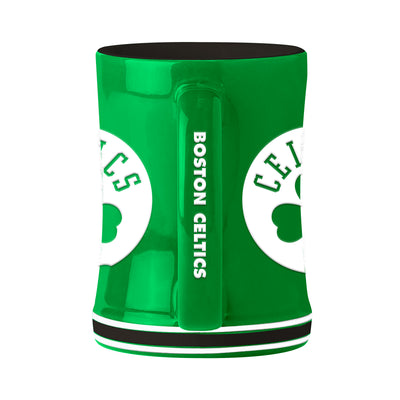 Boston Celtics 14oz Relief Mug - Logo Brands